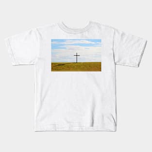 Cross On A Hill Kids T-Shirt